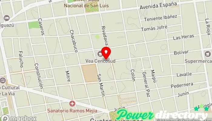 mapa de Instituto Medico Y Traumatologico Hospital en GTS