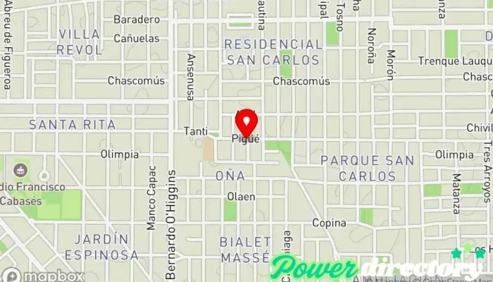 mapa de Interfisio Tienda de belleza y salud en Córdoba