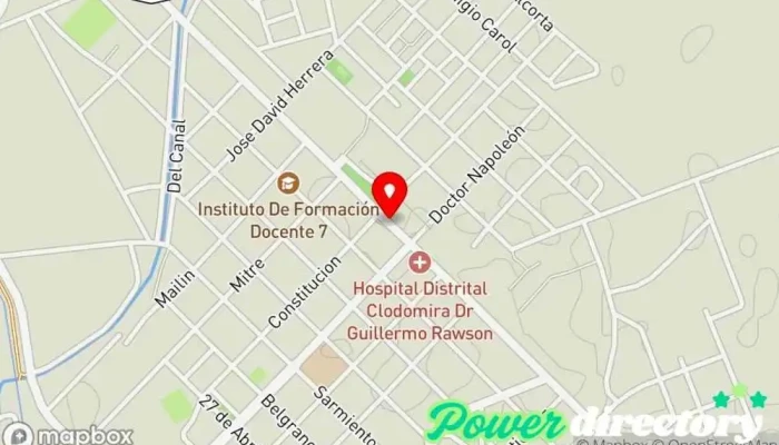 mapa de Irifel Bar en Clodomira
