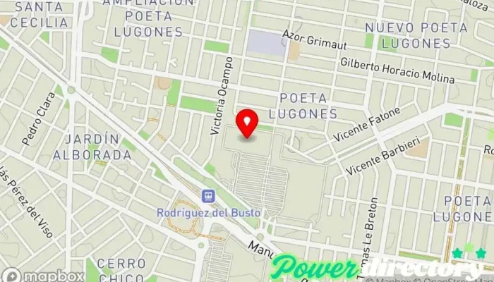 mapa de KFD Kinesiologia y Fisioterapia Kinesiólogo, Fisioterapeuta, Centro de rehabilitación en Córdoba