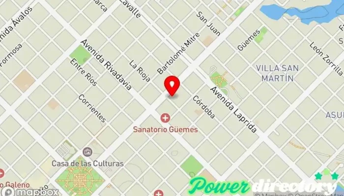 mapa de Kineresis Kinesiólogo en Resistencia