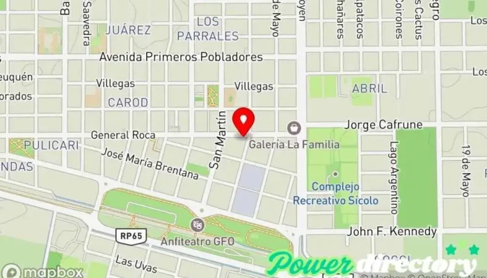 mapa de Kinesi Comercio en Gral. Fernandez Oro