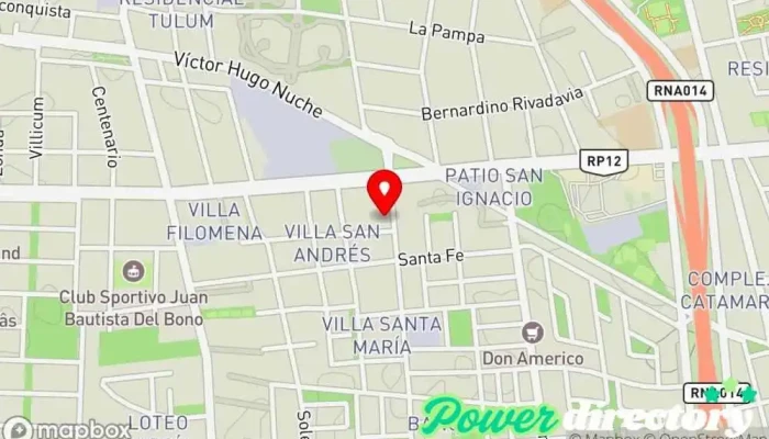 mapa de Kinesio Central Kinesiólogo, Centro de depilación láser, Centro de rehabilitación en San Juan