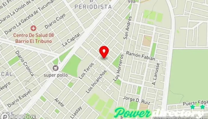 mapa de Kinesio Levare Centro de rehabilitación en Salta