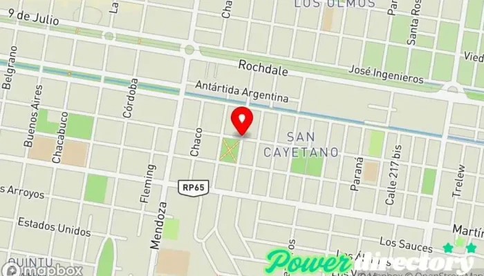 mapa de Kinesióloga Cecilia Cuello Fisioterapeuta en Gral. Roca