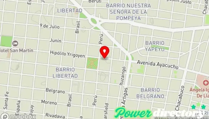 mapa de Kinesiología Kairós Odontología Clínica dental, Fisioterapeuta, Clínica de fisioterapia en Corrientes