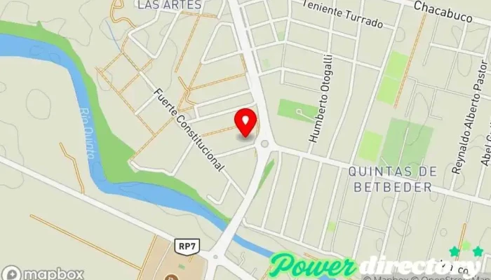 mapa de Kinesiología y Fisioterapia Fisioterapeuta en Villa Mercedes
