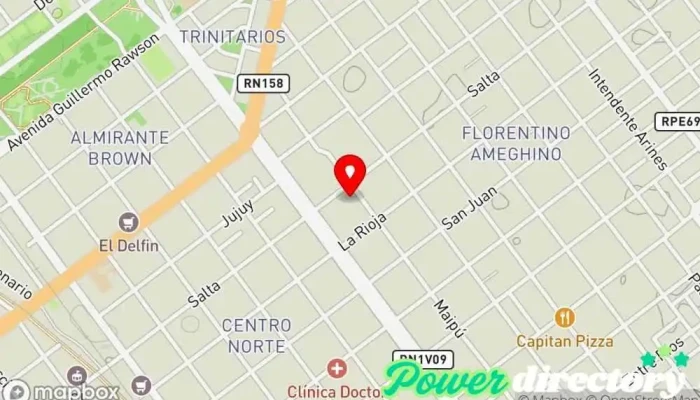 mapa de Kinesiología y Salud ~ Lic. Patricia Rodriguez Tienda de belleza y salud en Villa María