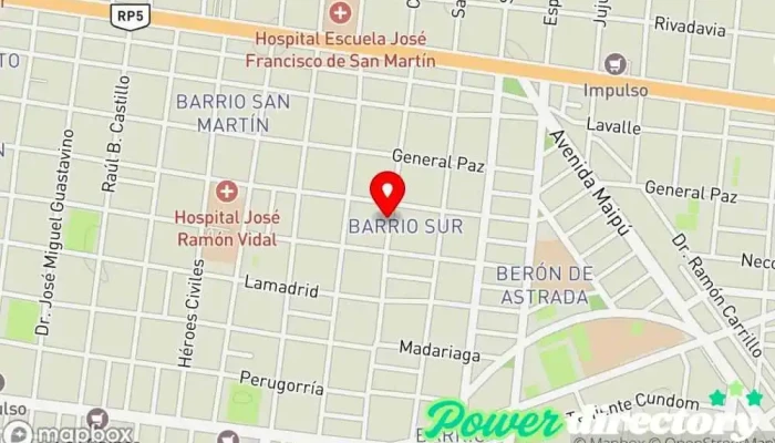 mapa de KineSport Centro de rehabilitación en Corrientes