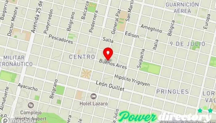 mapa de La Boulangerie Panadería en Villa Mercedes