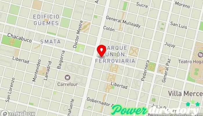mapa de La Boutique De Las Tortas Panadería en Villa Mercedes