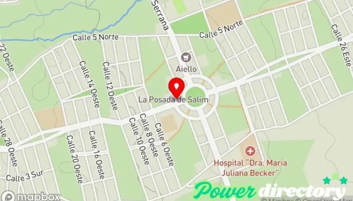mapa de La Nueva Unión Pasteleria Artesanal Pastelería en La Punta