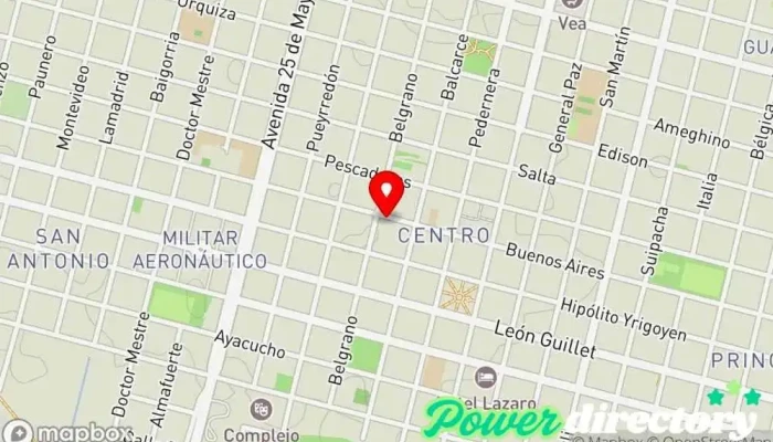 mapa de La Panaderia De Lola Panadería en Villa Mercedes