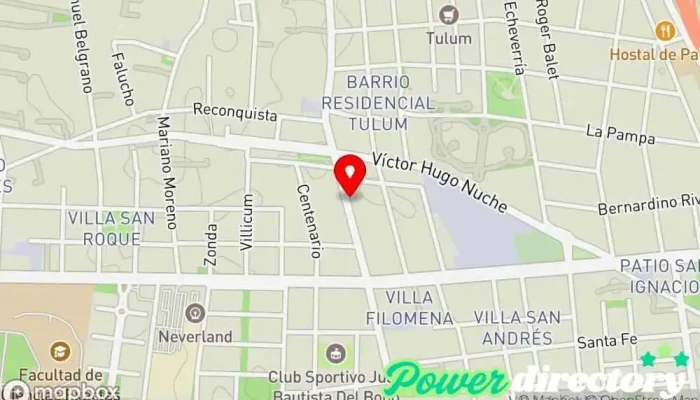 mapa de La Panadería Panadería en Rivadavia