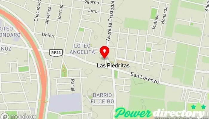 mapa de La Panaderia Panadería en Santa Lucía