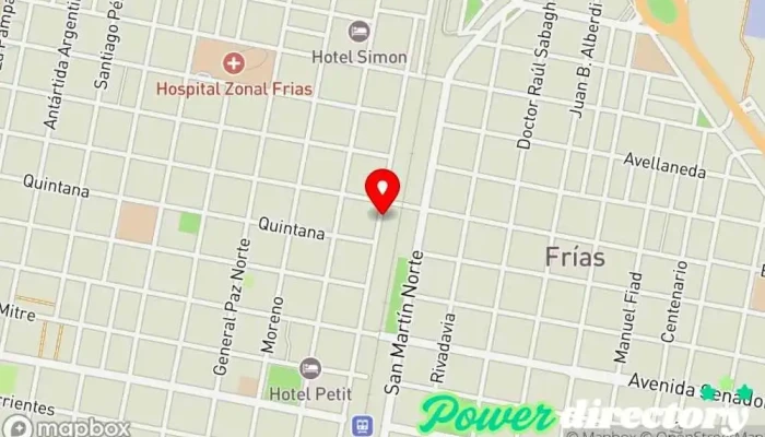 mapa de La Panaderia Panadería en Frías