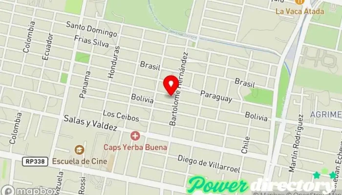 mapa de La Panería - Camila Pérez Pasteleria Panadería, Cafetería en Yerba Buena