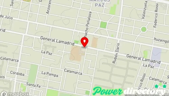 mapa de La Panería Panadería en Yerba Buena