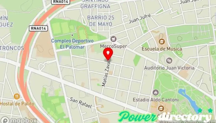 mapa de La Rosa Panadería en San Juan
