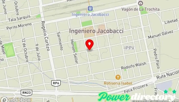 mapa de Laboratorio LES - SEDE Jacobacci Laboratorio en Ingeniero Jacobacci
