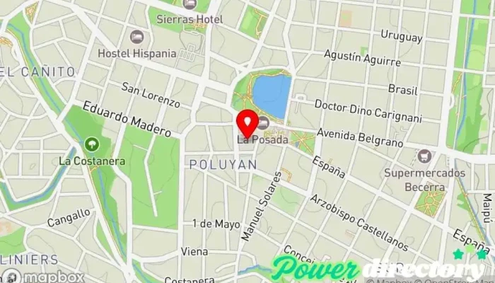 mapa de Laura Vidosa Fisioterapeuta en Alta Gracia