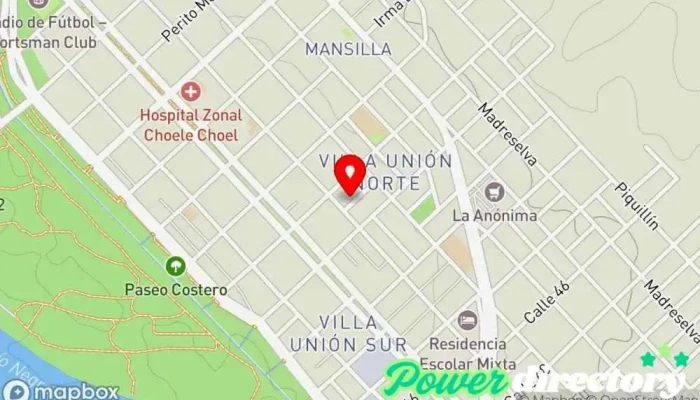 mapa de Lic David Villamañe Kinesiólogo Fisiatra Kinesiólogo en Choele-choel