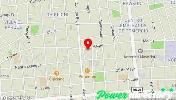 mapa de Lic. Sabino Inglese - Fisioterapia y Kinesiología Fisioterapeuta en San Juan