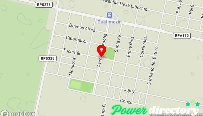 mapa de Lic. Yasmin Gomez Kinesiólogo en Guatimozin
