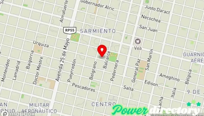 mapa de Lo Q' Pinte Bar en Villa Mercedes