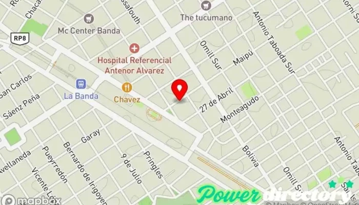 mapa de Los Nietos Panadería en La Banda