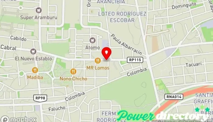 mapa de Los Santori Panadería en Rivadavia