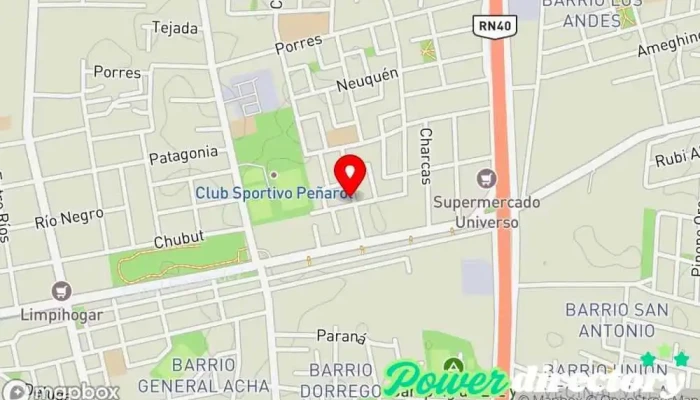 mapa de Luna Abril Pasteleria Artesanal Pastelería en Santa Lucía