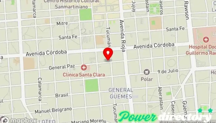 mapa de Luque Fabian Fisioterapeuta en San Juan