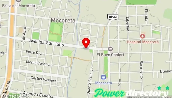 mapa de Manjares Mocoreta Tienda de alimentación en Mocoreta