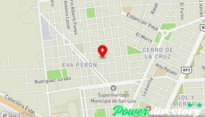 mapa de Manso morfi panaderia Panadería en San Luis
