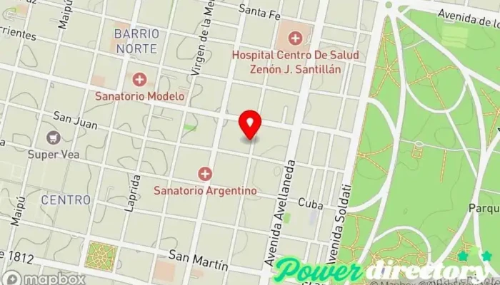 mapa de Marckay Clínica ambulatoria en San Miguel de Tucumán
