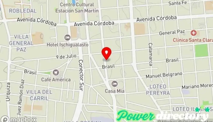 mapa de Marteva, Osteopatia y RPG Asesor médico en San Juan