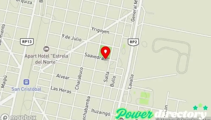 mapa de Martino Alicia - La Segunda Seguros Agencia aseguradora de automóviles en San Cristobal