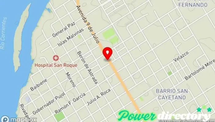 mapa de Masa Dorada Panadería en Esquina