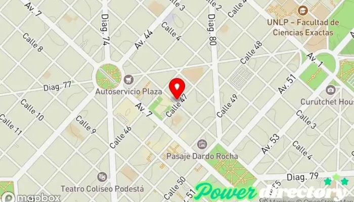mapa de Mejor Crédito - Casa Central Agencia de préstamos, Banco en La Plata