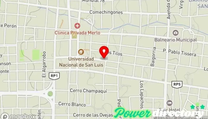 mapa de MERLE Cafetería en Merlo