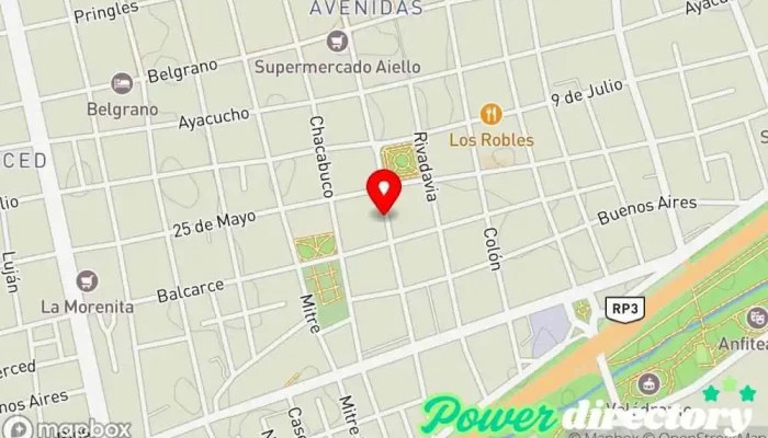 mapa de Mets - Medicina traumatológica y deportiva  en San Luis