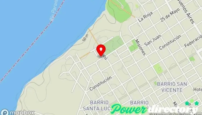 mapa de Mini Super Mercado Poroto Comercio en Bella Vista