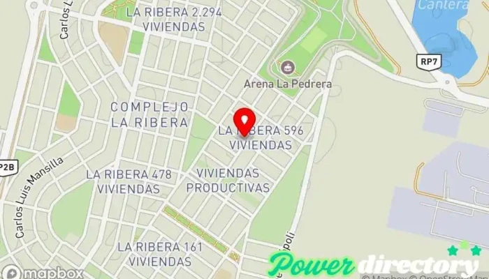 mapa de Mis cuatro soles Panadería en Villa Mercedes