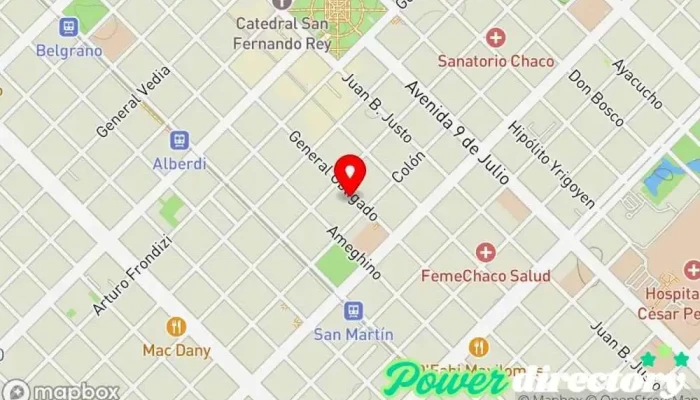 mapa de MK Centro de Rehabilitación Kinesica Kinesiólogo, Esteticista, Centro de depilación láser en Resistencia