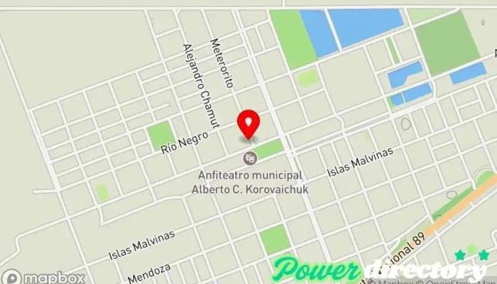 mapa de Municipalidad de Gancedo Oficinas de empresa en Gancedo
