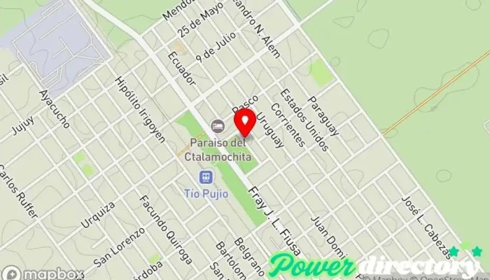 mapa de Municipalidad Tío Pujio Ayuntamiento en Tío Pujio