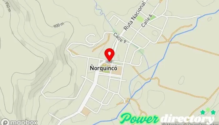 mapa de Ñorquinco  en Ñorquinco