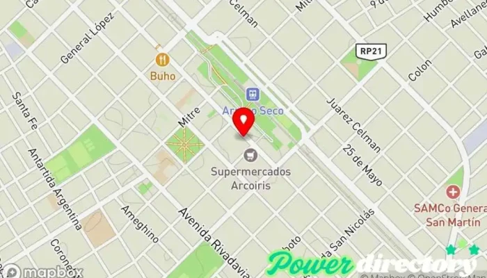 mapa de Novogar Tienda de electrónica, Tienda de artículos para el hogar en Arroyo Seco