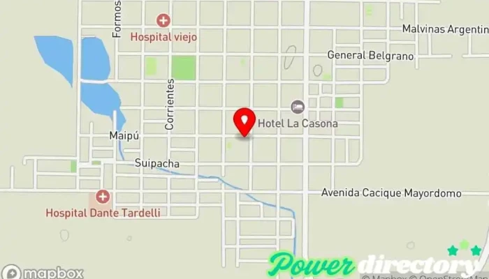 mapa de Nuevo Banco del Chaco NBC Banco, Cajeros automáticos en Pampa del Indio